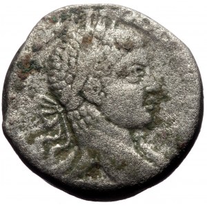 Syria, Seleucis and Pieria. Antioch? Elagabalus? AR, Tetradrachmi. (Silver, 14.36 g. 23 mm.) 219 AD.