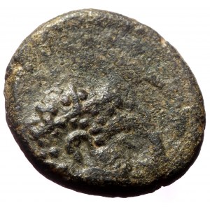 Mesopotamia, Carrhae. Elagabalus, AE (Bronze, 1.84 g 12 mm.), 218-222 AD.