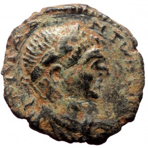 Mesopotamia. Carrhae. Elagabalus. AE. (Bronze, 3.00 g. 17 mm.) 218-222 AD.