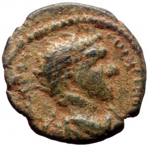 Mesopotamia, Carrhae. Elagabalus (218-222) AE (Bronze, 19 mm, 3.79g).