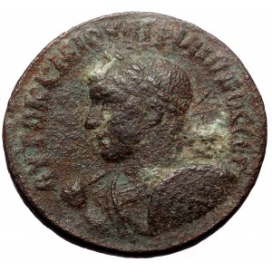 Seleucis and Pieria, Antioch. Philip II. AE, 8 Assaria. (Bronze, 17.56 g. 29 mm.) 247-249 AD.