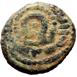 JUDAEA, Herodian Dynasty. AE (Bronze, 2.92 g 16 mm.) ca. 1st century BC. - 2nd century AD.