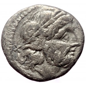 C. Fundanius AR Quinarius (Silver, 1.78g, 13mm) Rome, 101 BC.