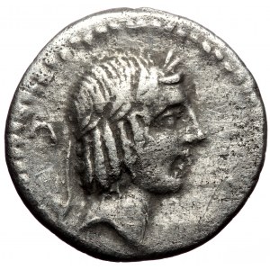 L. Calpurnius Piso Frugi (90 BC). AR, Denarius. (Silver, 3.84 g. 18 mm.) Rome.