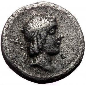 L. Calpurnius Piso Frugi AR Denarius, Rome, 90 BC.