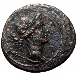 Faustus Cornelius Sulla (56 BC). AR, Denarius. (Silver, 2.98 g. 22 mm.) Rome.