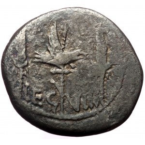 Mark Antony (32-31 BC) Military mint moving with M.Antony AR Denarius
