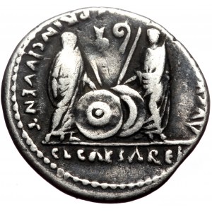 Augustus (27 BC-AD 14). AR, Denarius. (Silver, 3.73 g. 19 mm.) Lugdunum.