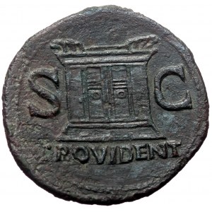 Divus Augustus (27 BCE-14 CE), AE As, Struck under Tiberius 22-30. Rome