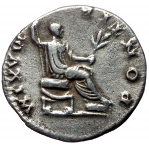 Vespasian (69-79) AR, Denarius. (Silver, 3.29 g. 17 mm.) Rome.