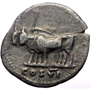 Titus as Caesar (69-79). AR, Denarius. (Silver, 2.94 g. 19 mm.) Rome.