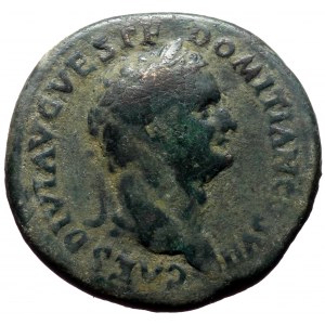 Domitian as Caesar (69-81). AE, As. (Bronze, 12.27 g. 28 mm.) Uncertain Thracian mint.