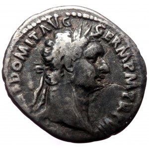 Domitian AR Denarius Rome, AD 88.
