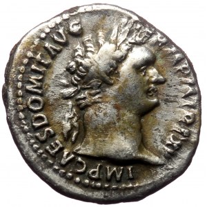 Domitian (81-96) AR Denarius (Silver, 3.12g, 19mm) Rome, 95-96.