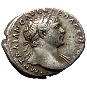 Trajan (98-117) AR Denarius (Silver, 3.09g, 19mm) Rome, 103-111.