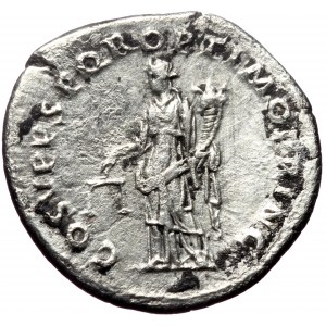 Trajan (98-117). AR, Denarius. (Silver, 2.98 g. 19 mm.) Rome.