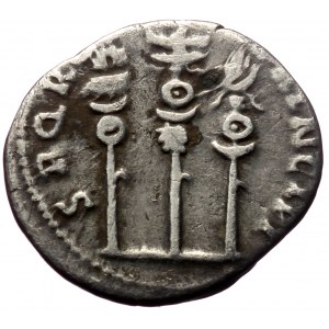 Trajan (98-117) AR denarius (Silver, 19mm, 2.72g) Rome, 112-114.