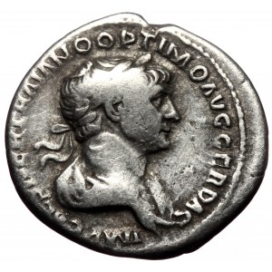 Trajan (98-117). AR, Denarius. (Silver, 2.84 g. 19 mm.) Rome.