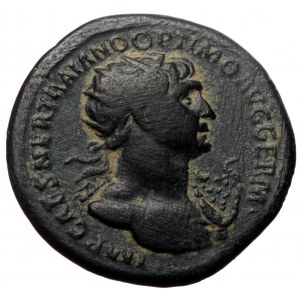 Trajan (98-117). AE, As. (Bronze, 8.39 g. 23 mm.) Rome.