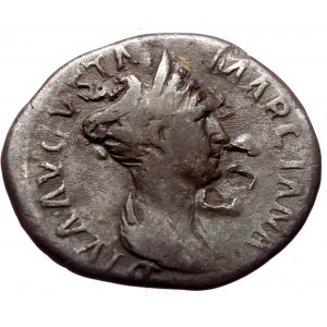 Diva Marciana (died 112/4) AR Denarius (Silver, 2.82g, 18x20mm), Rome.