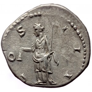 Hadrian (117-138) AR, Denarius. (Silver, 3.79 g. 18 mm.) Rome.