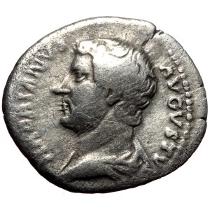 Hadrian (117-138 AD) AR denarius (Silver, 3.46g, ). Rome, ca. 131