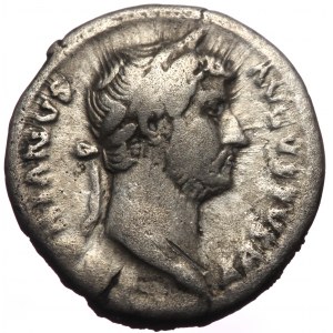 Hadrian (117-138). AR, Denarius. (Silver, 3.00 g. 19 mm.) Rome.