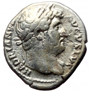 Hadrian (117-138) AR, Denarius. (Silver, 3.27 g. 18 mm.) Rome.