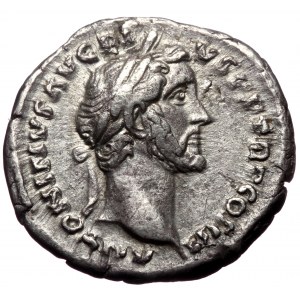 Antoninus Pius (138-161). AR, Denarius. (Silver, 2.67 g. 18 mm.) Rome.