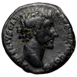 Marcus Aurelius (Caesar, (139-161) AE As (Bronze, 12.70, 25mm) Rome, 145.