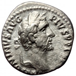 Antoninus Pius (138-161). AR, Denarius. (Silver, 2.93 g. 17 mm.) Rome.