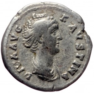 Faustina I (138-140). AR, Denarius. (Silver, 3.20 g. 17 mm.) Rome.