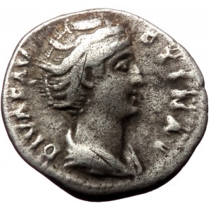 Diva Faustina (died 140/141) AR denarius, Rome