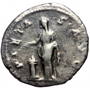 Diva Faustina (Died 140/1). AR, Denarius. (Silver, 2.86 g. 18 mm.) Rome.
