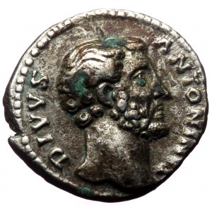Divus Antoninus Pius (Died 161) AR Denarius; Rome,