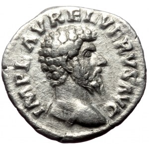 Lucius Verus (161-169). Denarius. (Silver, 3.03 g. 17 mm.) Rome.
