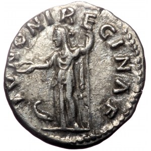 Faustina II (Augusta, 147-175) AR denarius (Silver, 17 mm, 3.19g) Rome, under Marcus Aurelius and Lucius Verus, 161-164.