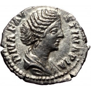 Diva Faustina Junior (Died 175/6). AR, Denarius. (Silver, 2.69 g. 17 mm.) Rome.