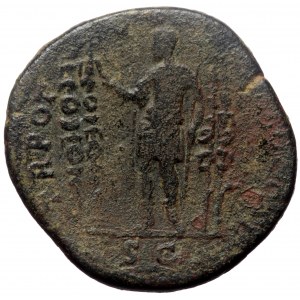Marcus Aurelius (161-180) AE, Sestertius. (Bronze, 20.02 g. 30 mm.) Rome.
