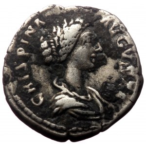 Commodus (177-192) for Crispina AR Denarius, Rome.