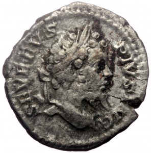 Septimus Severus (193-211). AR, Denarius. (Silver, 3.06 g. 19 mm.) Rome.