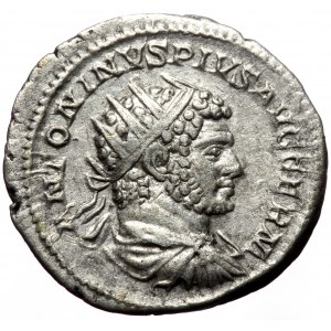 Caracalla (197-217). AR, Antoninianus. (Silver, 4.35 g. 22 mm.) Rome.