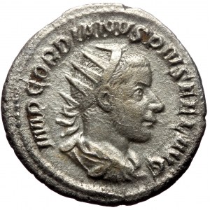 Gordian III (238-244). AR, Antoninianus. (Silver, 4.94 g. 22 mm.) Rome.