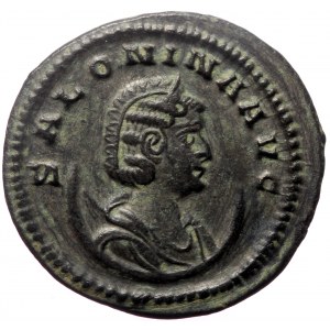 Salonina (254-268) AE, Antoninianus. (Bronze, 3.59 g. 21 mm.) Rome.