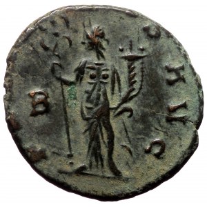 Claudius II Gothicus (268-270). AE, Antoninianus. (Bronze, 3.45 g. 18 mm.) Siscia.