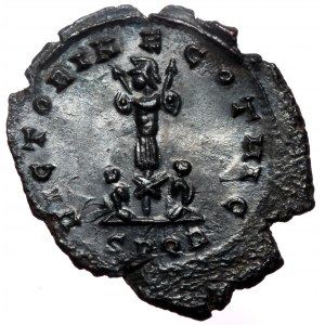 Claudius II Gothicus (268-270). AE, Antoninianus. (Bronze, 3.33 g. 24 mm.) Cyzicus.