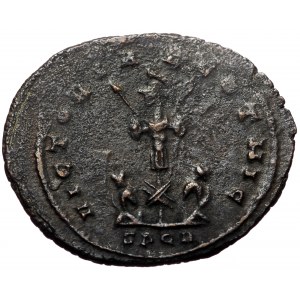 Claudius II Gothicus (268-270). AE, Antoninianus. (Bronze, 3.77 g. 25 mm.) Cyzicus.
