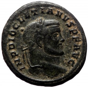 Diocletian (284-305). AE, Follis. (Bronze, 9.67 g. 27 mm.). Aquileia.