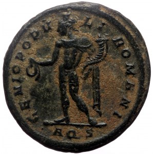 Diocletian (284-305). AE, Follis. (Bronze, 9.67 g. 27 mm.). Aquileia.