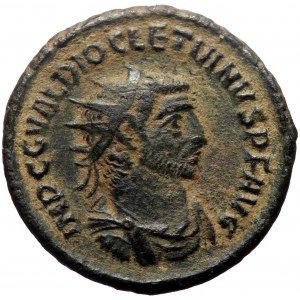 Diocletian (284-305). AE, Antoninianus. (Bronze, 4.23 g. 21 mm.) Siscia.